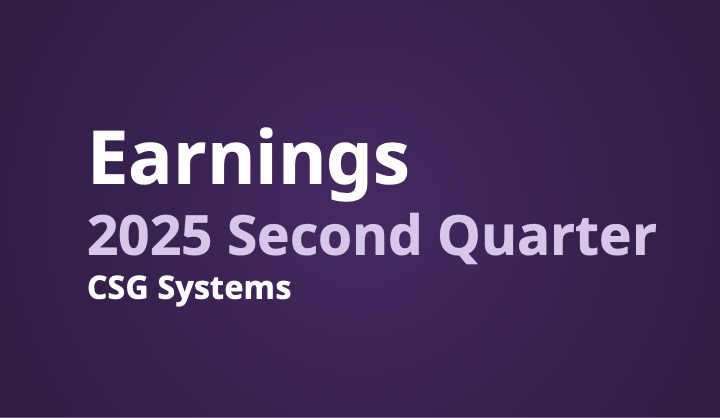 CSG Systems International to Hold Second Quarter 2025 Earnings Conference Call on August 6