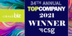 Colorado Biz '34th Annual Top Company 2021 Winner' badge