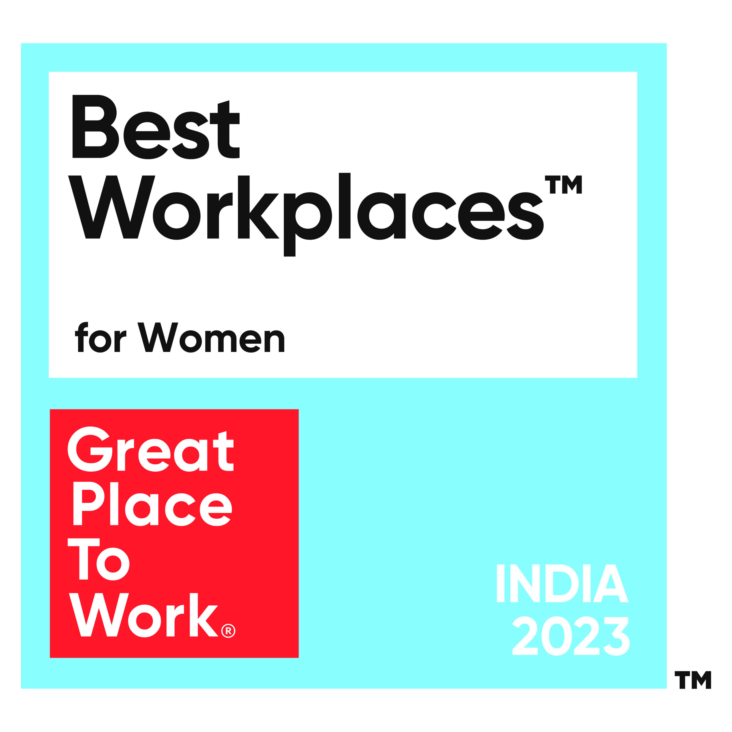 India's Best Workplaces for Women award 2023