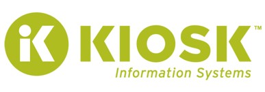 KIOSK Information Systems logo in green.