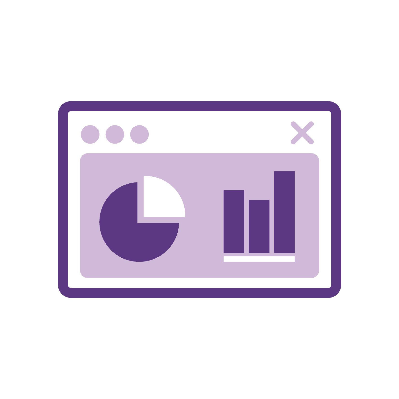 Plum Chart Icon