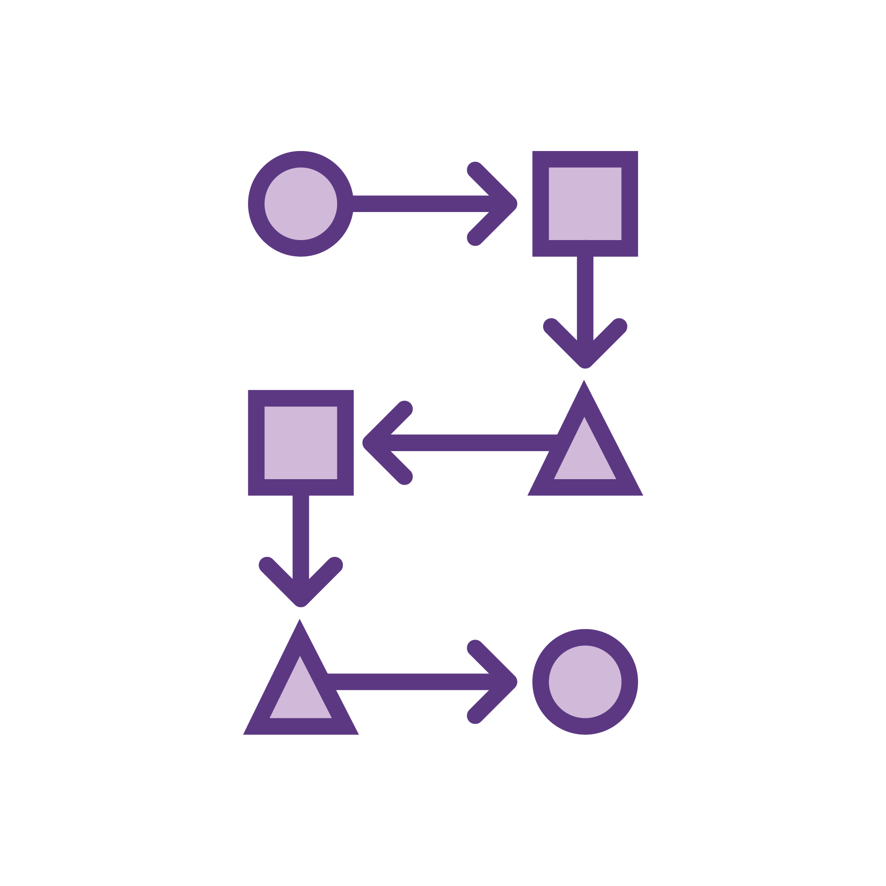 Plum Workflow Icon