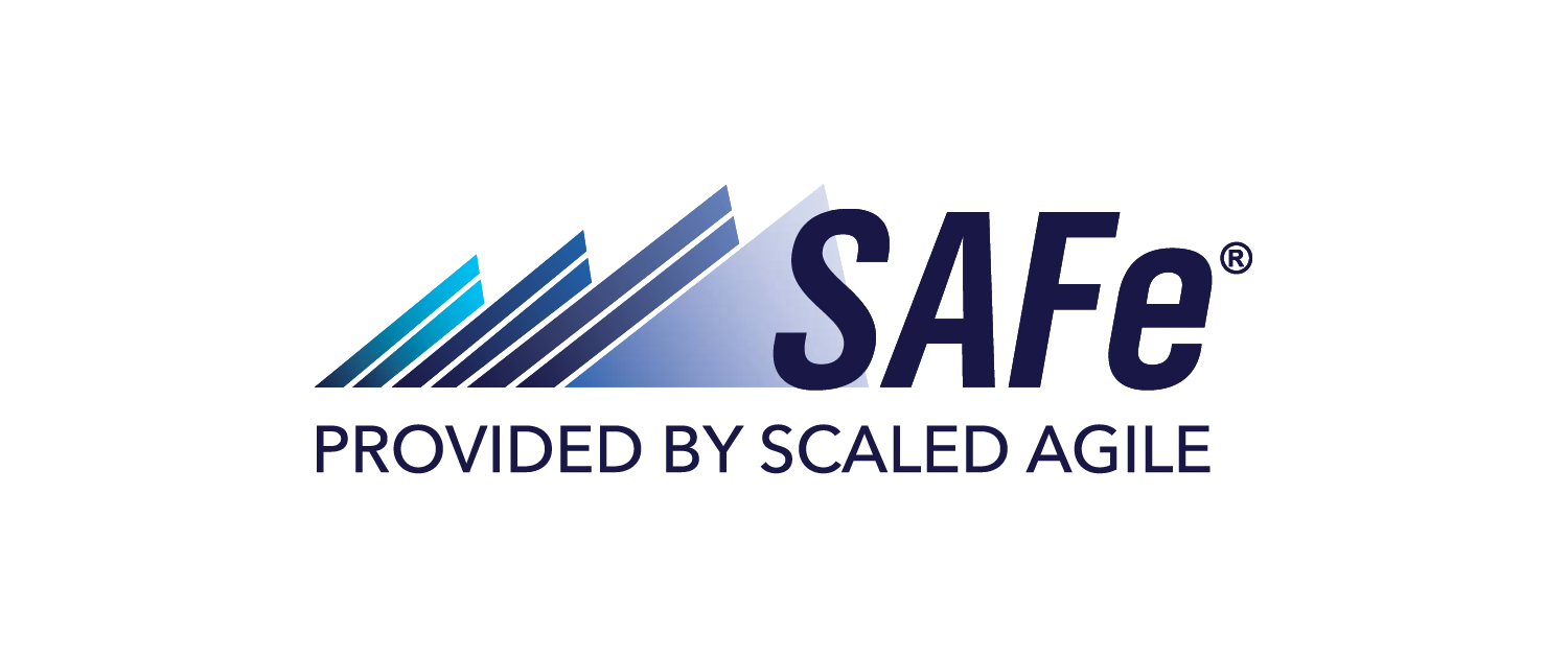 SAFe logo with the tagline reading 