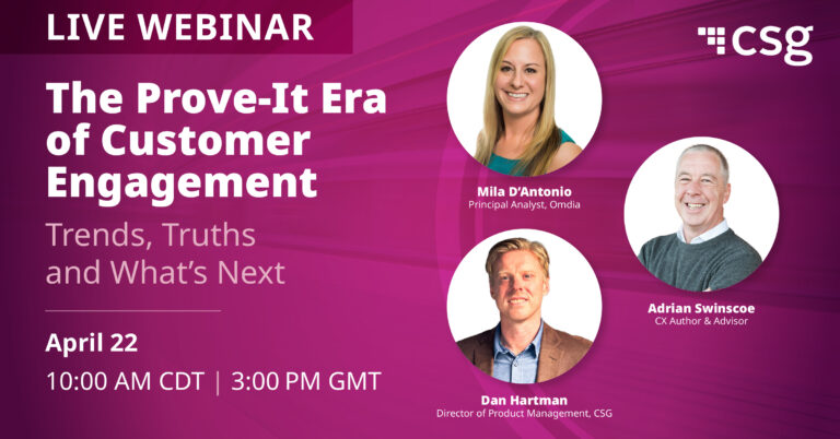 Upcoming Webinar: The Prove-It Era of Customer Engagement