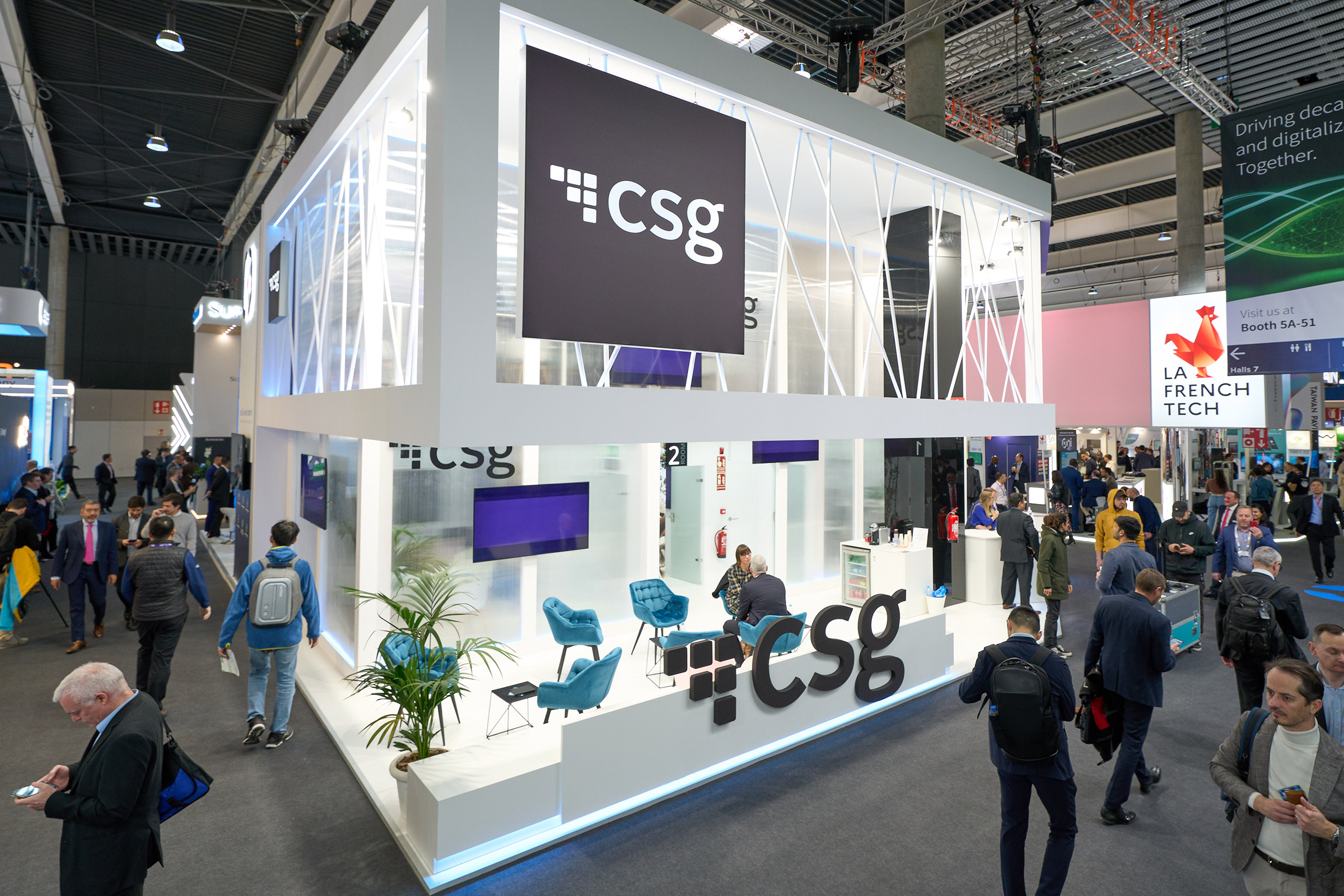 CSG Booth at MWC 23