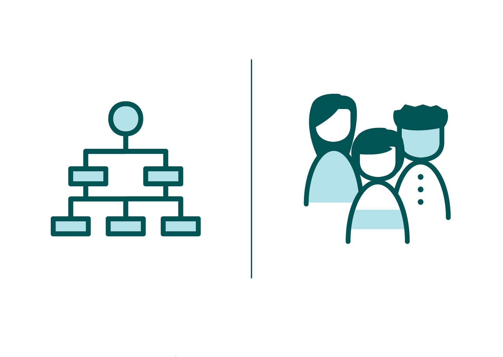 Connectivity Icon and Customer Icon