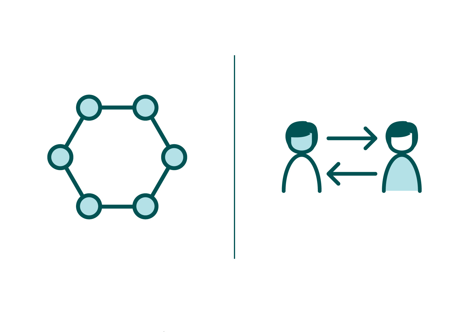 Network Icon and Customer Connection Icon