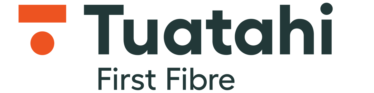 Logo for Tuatahi First Fibre.